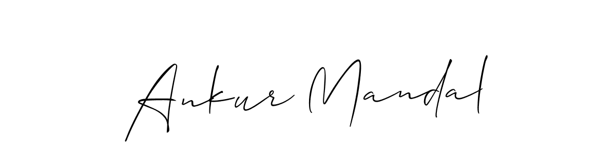 It looks lik you need a new signature style for name Ankur Mandal. Design unique handwritten (Allison_Script) signature with our free signature maker in just a few clicks. Ankur Mandal signature style 2 images and pictures png