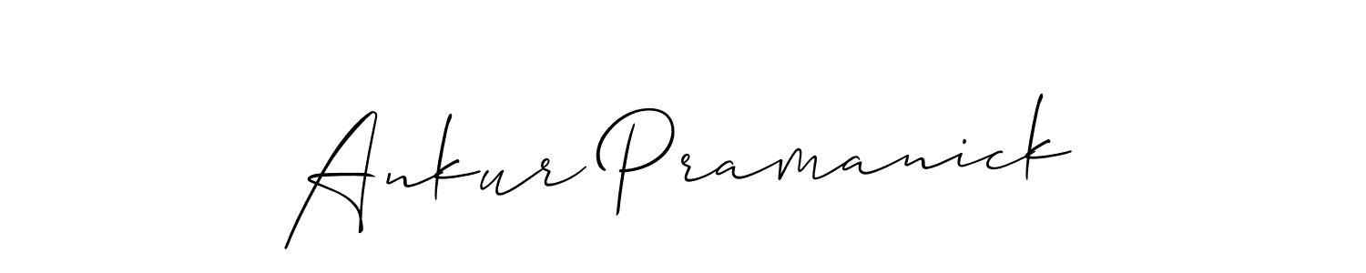 Design your own signature with our free online signature maker. With this signature software, you can create a handwritten (Allison_Script) signature for name Ankur Pramanick. Ankur Pramanick signature style 2 images and pictures png