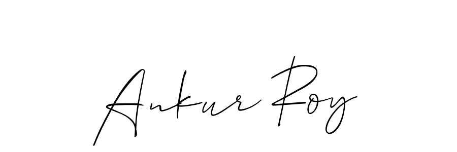 Ankur Roy stylish signature style. Best Handwritten Sign (Allison_Script) for my name. Handwritten Signature Collection Ideas for my name Ankur Roy. Ankur Roy signature style 2 images and pictures png