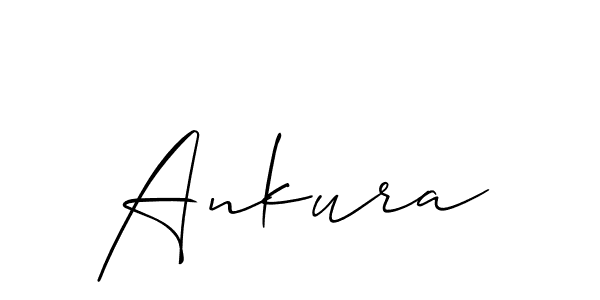 Best and Professional Signature Style for Ankura. Allison_Script Best Signature Style Collection. Ankura signature style 2 images and pictures png