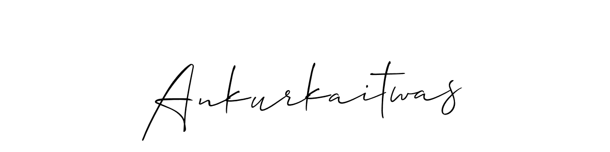 The best way (Allison_Script) to make a short signature is to pick only two or three words in your name. The name Ankurkaitwas include a total of six letters. For converting this name. Ankurkaitwas signature style 2 images and pictures png