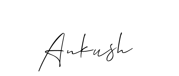 Also You can easily find your signature by using the search form. We will create Ankush  name handwritten signature images for you free of cost using Allison_Script sign style. Ankush  signature style 2 images and pictures png