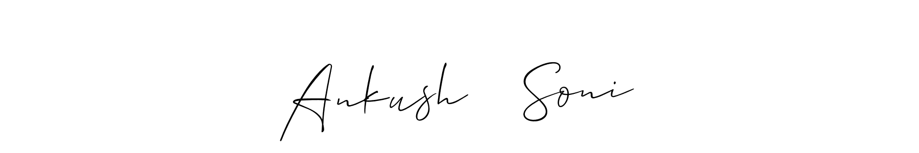 Once you've used our free online signature maker to create your best signature Allison_Script style, it's time to enjoy all of the benefits that Ankush ❤️ Soni name signing documents. Ankush ❤️ Soni signature style 2 images and pictures png
