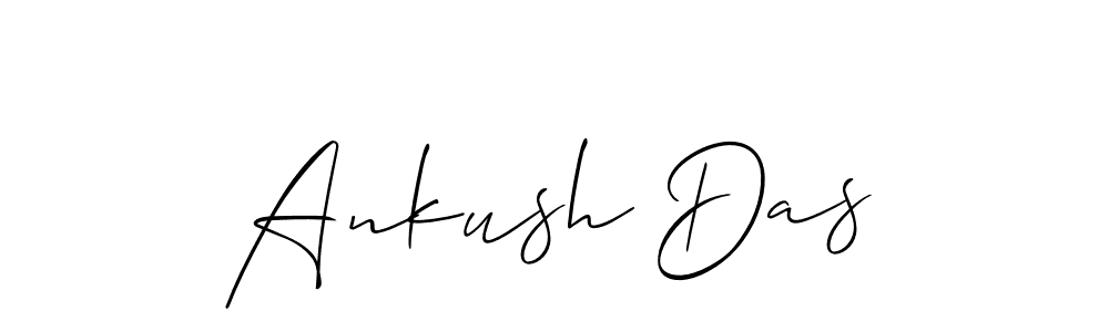 The best way (Allison_Script) to make a short signature is to pick only two or three words in your name. The name Ankush Das include a total of six letters. For converting this name. Ankush Das signature style 2 images and pictures png