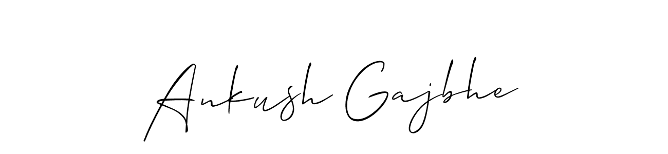 It looks lik you need a new signature style for name Ankush Gajbhe. Design unique handwritten (Allison_Script) signature with our free signature maker in just a few clicks. Ankush Gajbhe signature style 2 images and pictures png