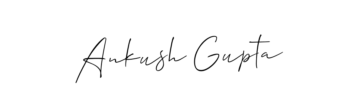 Create a beautiful signature design for name Ankush Gupta. With this signature (Allison_Script) fonts, you can make a handwritten signature for free. Ankush Gupta signature style 2 images and pictures png