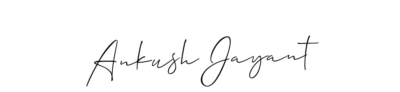 Make a short Ankush Jayant signature style. Manage your documents anywhere anytime using Allison_Script. Create and add eSignatures, submit forms, share and send files easily. Ankush Jayant signature style 2 images and pictures png