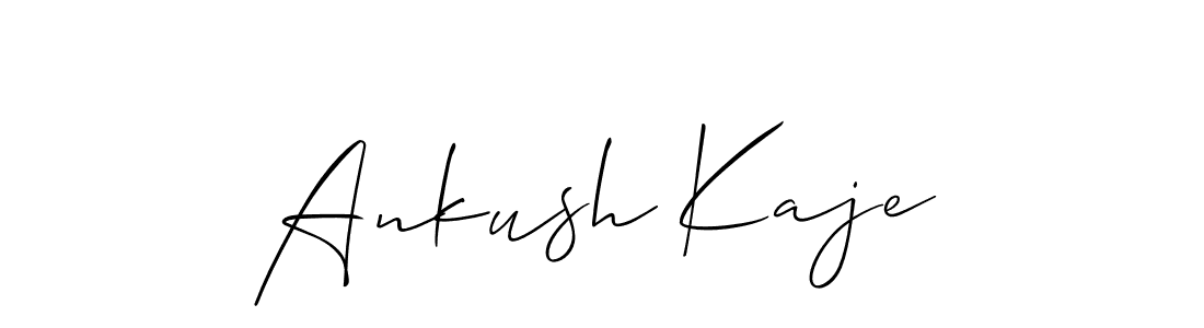 Similarly Allison_Script is the best handwritten signature design. Signature creator online .You can use it as an online autograph creator for name Ankush Kaje. Ankush Kaje signature style 2 images and pictures png