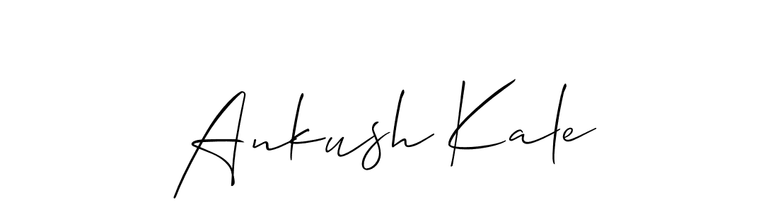 if you are searching for the best signature style for your name Ankush Kale. so please give up your signature search. here we have designed multiple signature styles  using Allison_Script. Ankush Kale signature style 2 images and pictures png