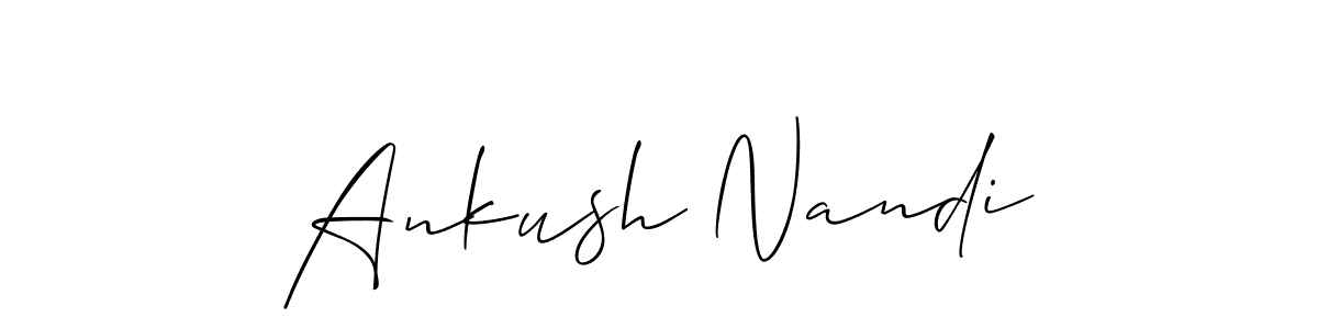 Make a beautiful signature design for name Ankush Nandi. Use this online signature maker to create a handwritten signature for free. Ankush Nandi signature style 2 images and pictures png