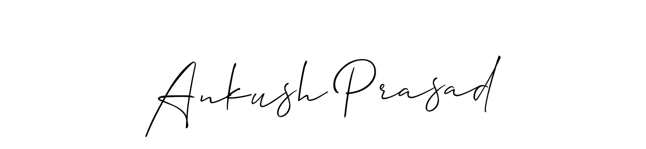 Create a beautiful signature design for name Ankush Prasad. With this signature (Allison_Script) fonts, you can make a handwritten signature for free. Ankush Prasad signature style 2 images and pictures png