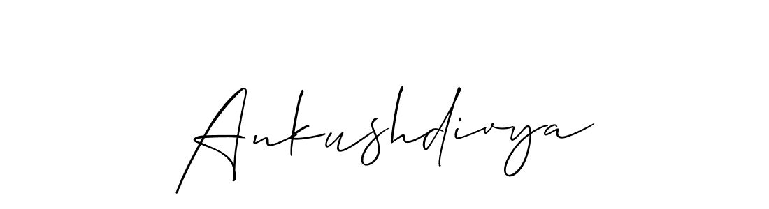 Once you've used our free online signature maker to create your best signature Allison_Script style, it's time to enjoy all of the benefits that Ankushdivya name signing documents. Ankushdivya signature style 2 images and pictures png