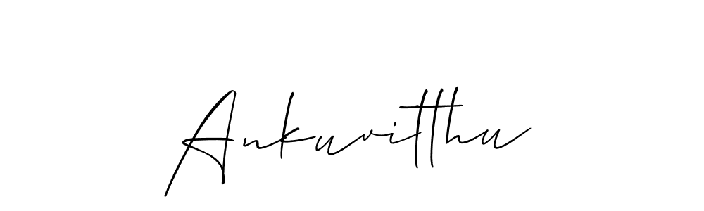 Make a beautiful signature design for name Ankuvitthu. Use this online signature maker to create a handwritten signature for free. Ankuvitthu signature style 2 images and pictures png