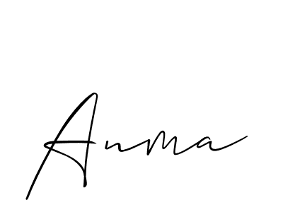 Also You can easily find your signature by using the search form. We will create Anma name handwritten signature images for you free of cost using Allison_Script sign style. Anma signature style 2 images and pictures png