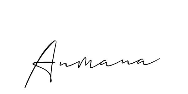 Best and Professional Signature Style for Anmana. Allison_Script Best Signature Style Collection. Anmana signature style 2 images and pictures png