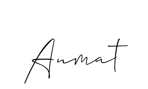 Best and Professional Signature Style for Anmat. Allison_Script Best Signature Style Collection. Anmat signature style 2 images and pictures png