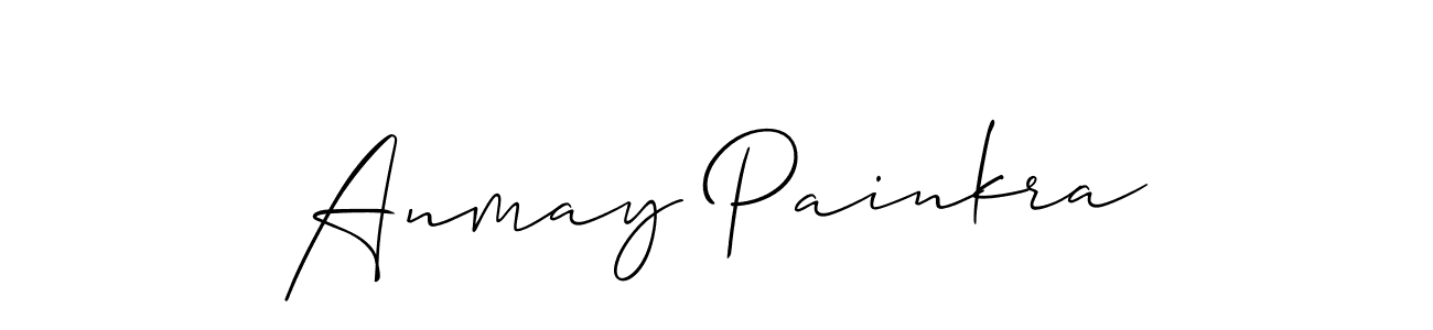 Best and Professional Signature Style for Anmay Painkra. Allison_Script Best Signature Style Collection. Anmay Painkra signature style 2 images and pictures png