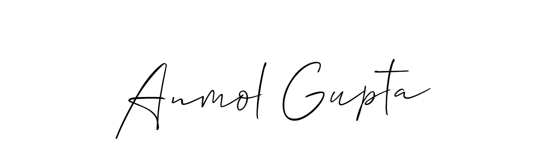 Similarly Allison_Script is the best handwritten signature design. Signature creator online .You can use it as an online autograph creator for name Anmol Gupta. Anmol Gupta signature style 2 images and pictures png