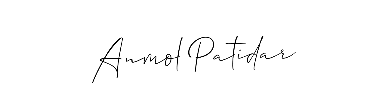 How to Draw Anmol Patidar signature style? Allison_Script is a latest design signature styles for name Anmol Patidar. Anmol Patidar signature style 2 images and pictures png