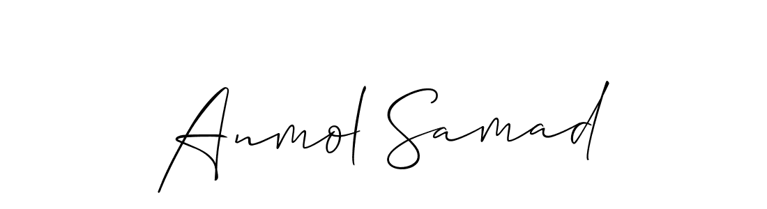Make a beautiful signature design for name Anmol Samad. Use this online signature maker to create a handwritten signature for free. Anmol Samad signature style 2 images and pictures png