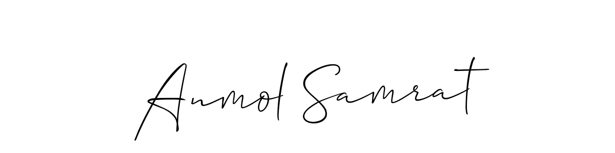 Once you've used our free online signature maker to create your best signature Allison_Script style, it's time to enjoy all of the benefits that Anmol Samrat name signing documents. Anmol Samrat signature style 2 images and pictures png