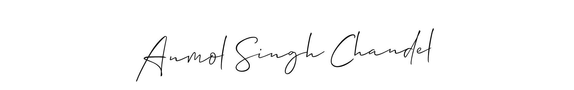 Create a beautiful signature design for name Anmol Singh Chandel. With this signature (Allison_Script) fonts, you can make a handwritten signature for free. Anmol Singh Chandel signature style 2 images and pictures png