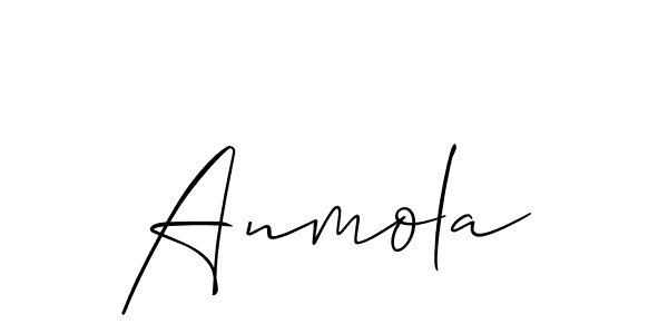 Make a beautiful signature design for name Anmola. Use this online signature maker to create a handwritten signature for free. Anmola signature style 2 images and pictures png