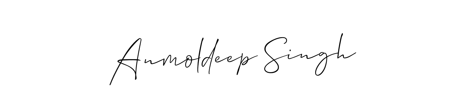 Also You can easily find your signature by using the search form. We will create Anmoldeep Singh name handwritten signature images for you free of cost using Allison_Script sign style. Anmoldeep Singh signature style 2 images and pictures png