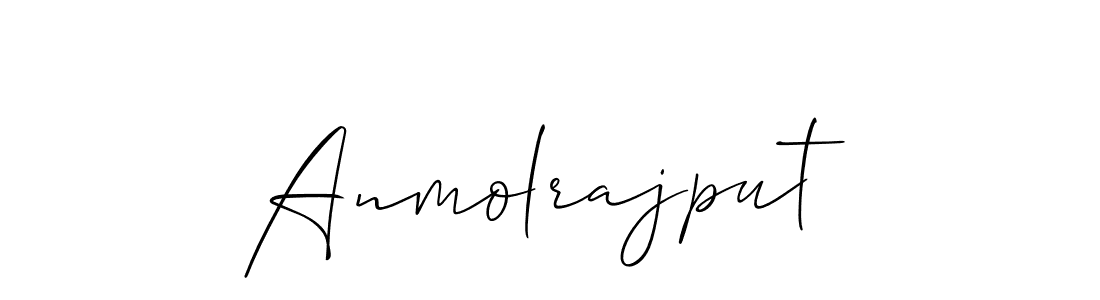 It looks lik you need a new signature style for name Anmolrajput. Design unique handwritten (Allison_Script) signature with our free signature maker in just a few clicks. Anmolrajput signature style 2 images and pictures png