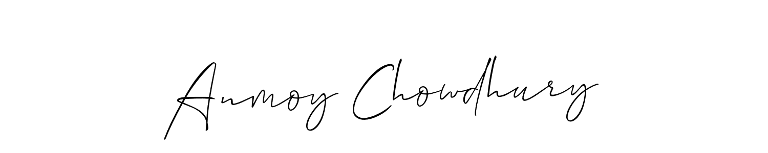 The best way (Allison_Script) to make a short signature is to pick only two or three words in your name. The name Anmoy Chowdhury include a total of six letters. For converting this name. Anmoy Chowdhury signature style 2 images and pictures png