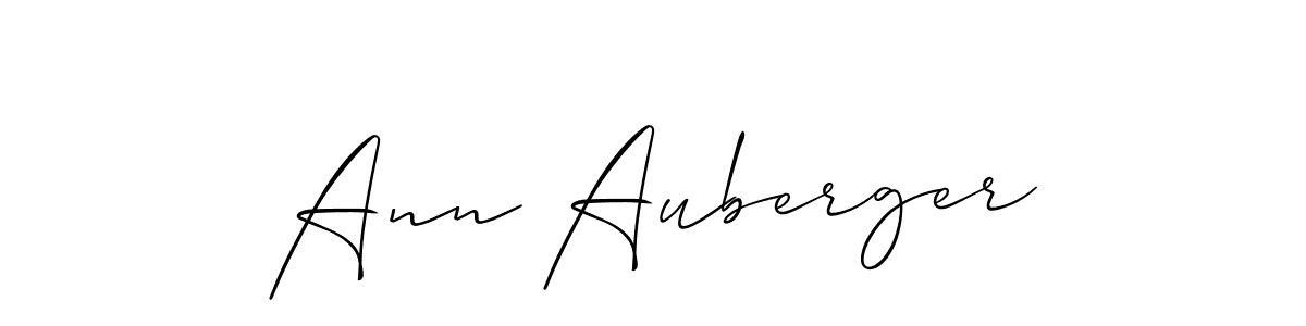 Best and Professional Signature Style for Ann Auberger. Allison_Script Best Signature Style Collection. Ann Auberger signature style 2 images and pictures png