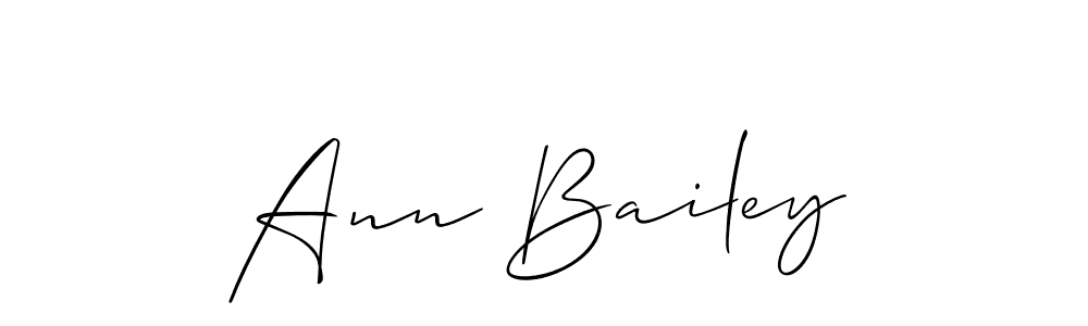 if you are searching for the best signature style for your name Ann Bailey. so please give up your signature search. here we have designed multiple signature styles  using Allison_Script. Ann Bailey signature style 2 images and pictures png