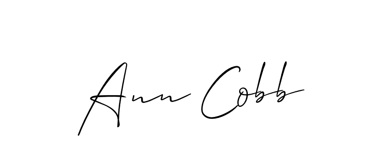 This is the best signature style for the Ann Cobb name. Also you like these signature font (Allison_Script). Mix name signature. Ann Cobb signature style 2 images and pictures png