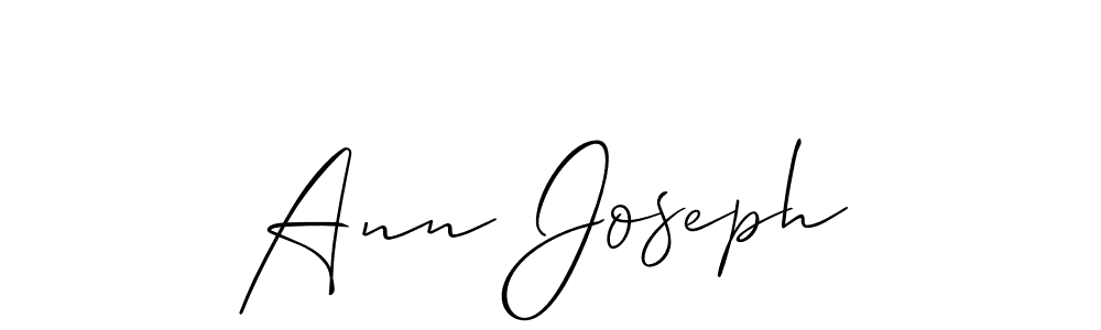 It looks lik you need a new signature style for name Ann Joseph. Design unique handwritten (Allison_Script) signature with our free signature maker in just a few clicks. Ann Joseph signature style 2 images and pictures png
