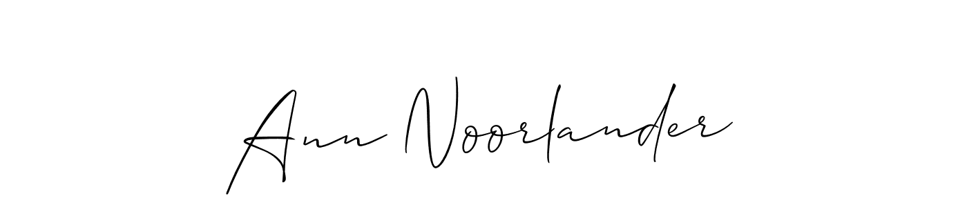 Also we have Ann Noorlander name is the best signature style. Create professional handwritten signature collection using Allison_Script autograph style. Ann Noorlander signature style 2 images and pictures png