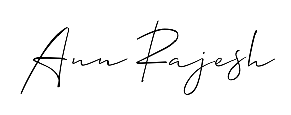 Design your own signature with our free online signature maker. With this signature software, you can create a handwritten (Allison_Script) signature for name Ann Rajesh. Ann Rajesh signature style 2 images and pictures png