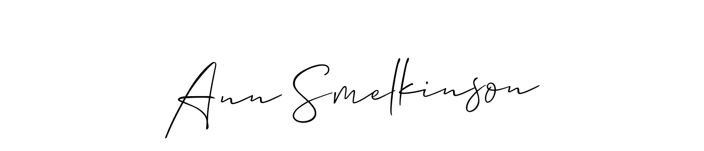 You can use this online signature creator to create a handwritten signature for the name Ann Smelkinson. This is the best online autograph maker. Ann Smelkinson signature style 2 images and pictures png