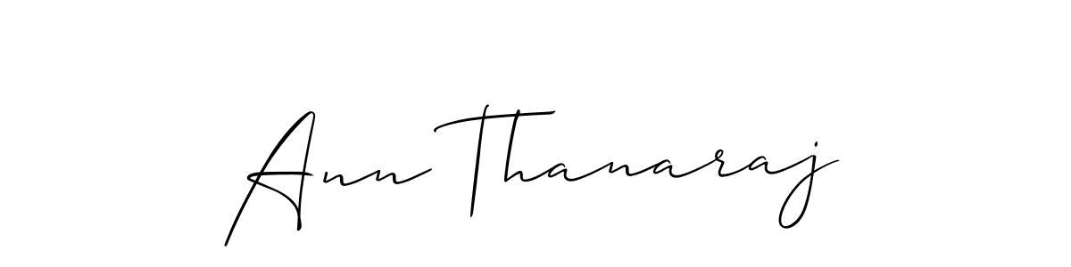 Use a signature maker to create a handwritten signature online. With this signature software, you can design (Allison_Script) your own signature for name Ann Thanaraj. Ann Thanaraj signature style 2 images and pictures png