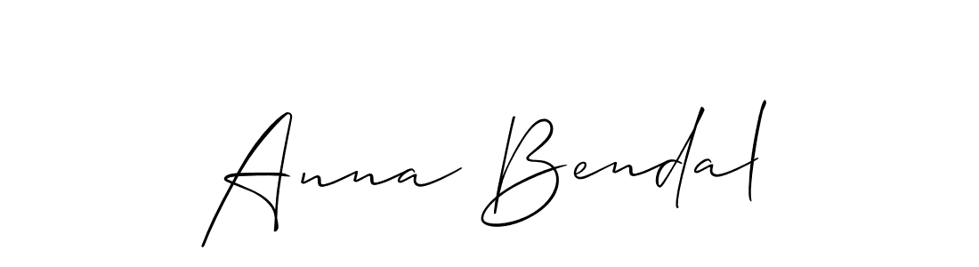 The best way (Allison_Script) to make a short signature is to pick only two or three words in your name. The name Anna Bendal include a total of six letters. For converting this name. Anna Bendal signature style 2 images and pictures png