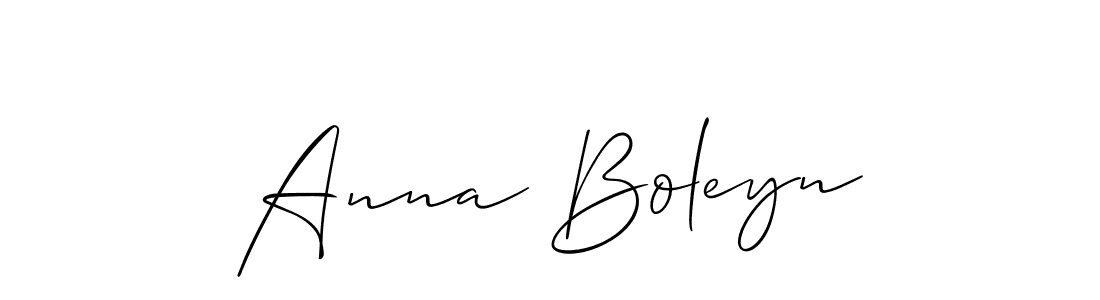How to make Anna Boleyn signature? Allison_Script is a professional autograph style. Create handwritten signature for Anna Boleyn name. Anna Boleyn signature style 2 images and pictures png