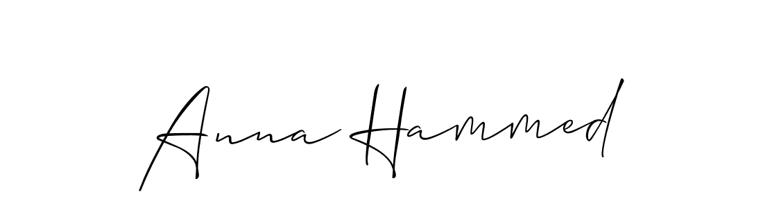 How to Draw Anna Hammed signature style? Allison_Script is a latest design signature styles for name Anna Hammed. Anna Hammed signature style 2 images and pictures png