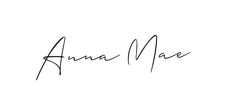 Anna Mae stylish signature style. Best Handwritten Sign (Allison_Script) for my name. Handwritten Signature Collection Ideas for my name Anna Mae. Anna Mae signature style 2 images and pictures png