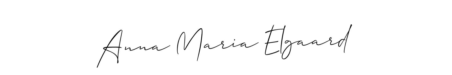 Use a signature maker to create a handwritten signature online. With this signature software, you can design (Allison_Script) your own signature for name Anna Maria Elgaard. Anna Maria Elgaard signature style 2 images and pictures png