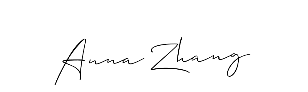 Also You can easily find your signature by using the search form. We will create Anna Zhang name handwritten signature images for you free of cost using Allison_Script sign style. Anna Zhang signature style 2 images and pictures png