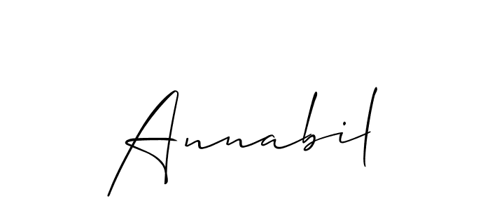 Best and Professional Signature Style for Annabil. Allison_Script Best Signature Style Collection. Annabil signature style 2 images and pictures png