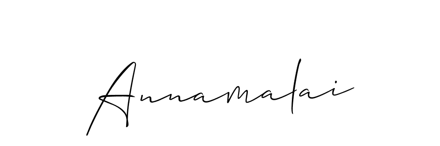 Make a beautiful signature design for name Annamalai. With this signature (Allison_Script) style, you can create a handwritten signature for free. Annamalai signature style 2 images and pictures png