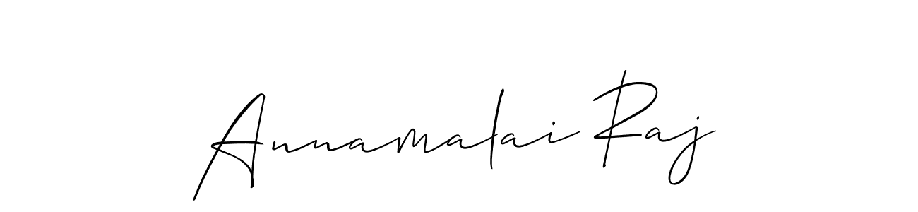 Make a beautiful signature design for name Annamalai Raj. With this signature (Allison_Script) style, you can create a handwritten signature for free. Annamalai Raj signature style 2 images and pictures png