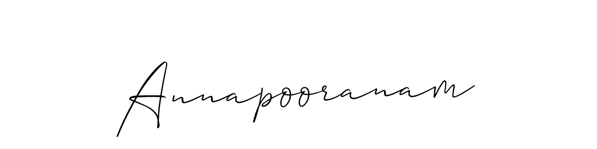 The best way (Allison_Script) to make a short signature is to pick only two or three words in your name. The name Annapooranam include a total of six letters. For converting this name. Annapooranam signature style 2 images and pictures png