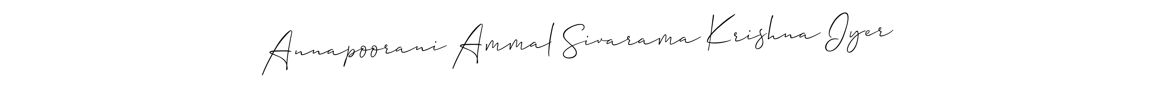 Best and Professional Signature Style for Annapoorani Ammal Sivarama Krishna Iyer. Allison_Script Best Signature Style Collection. Annapoorani Ammal Sivarama Krishna Iyer signature style 2 images and pictures png