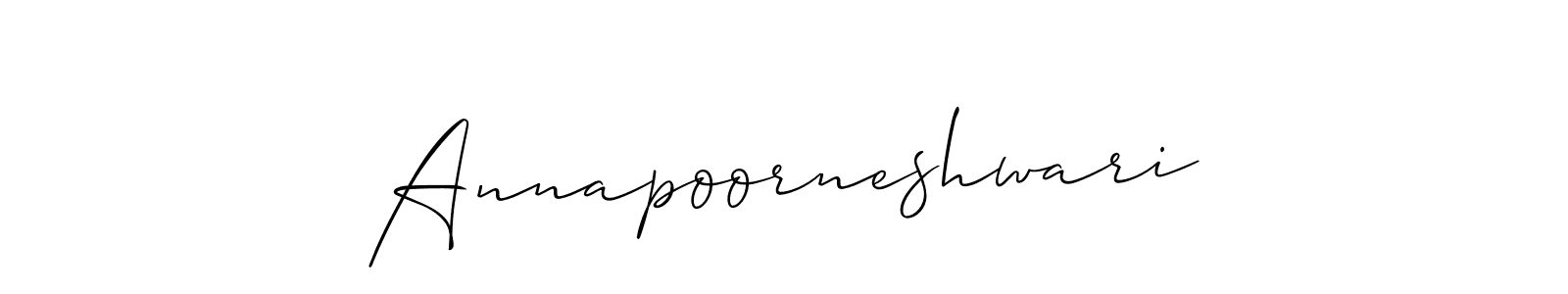 Best and Professional Signature Style for Annapoorneshwari. Allison_Script Best Signature Style Collection. Annapoorneshwari signature style 2 images and pictures png